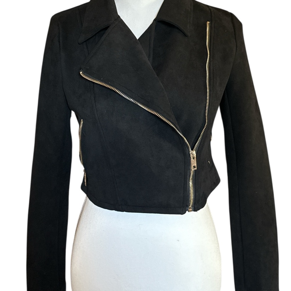 Vera &Lucy  faux suede moto Jacket for Women
